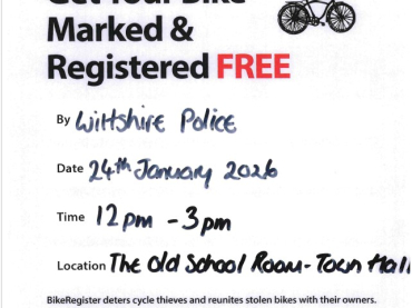 Wiltshire Police - Get Your Bike Marked & Registered FREE